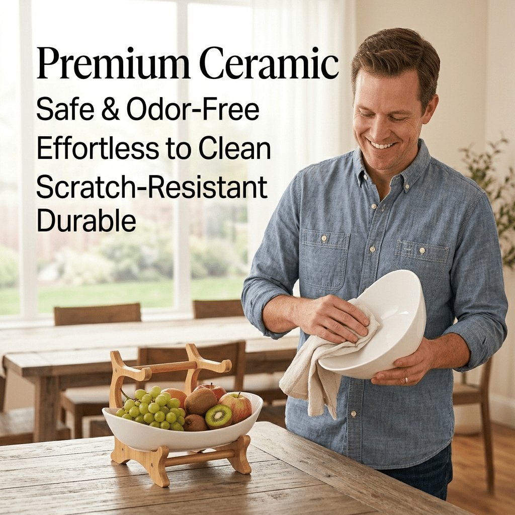 🔥Last Day 50% OFF🍓2-Tier / 3-Tier Fruit Basket, Countertop Fruit Bowl(Includes Stand