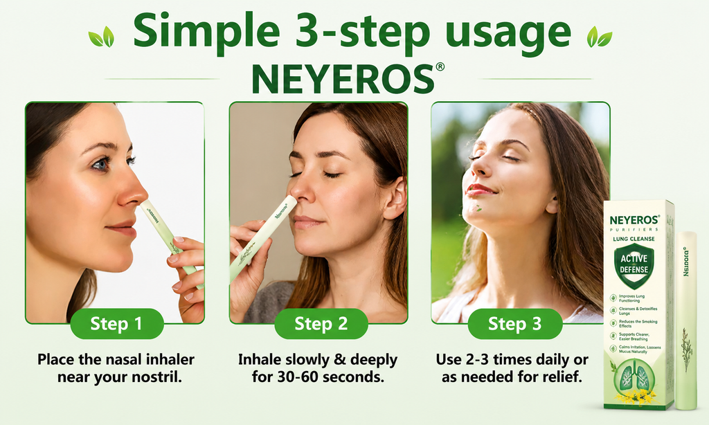 🎐NEYEROS® Botanical Mullein Respiratory Inhaler  Breathe Easier, Feel Clearer & Support Everyday Respiratory Comfort🎗
