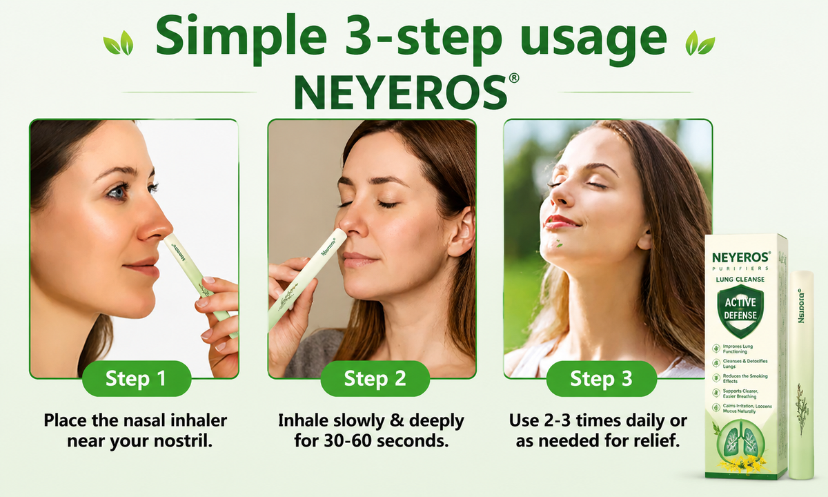 🎐NEYEROS® Botanical Mullein Respiratory Inhaler  Breathe Easier, Feel Clearer & Support Everyday Respiratory Comfort🎗