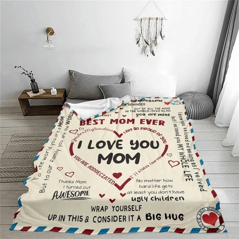 ❤️Letter To Mom Pattern Blanket