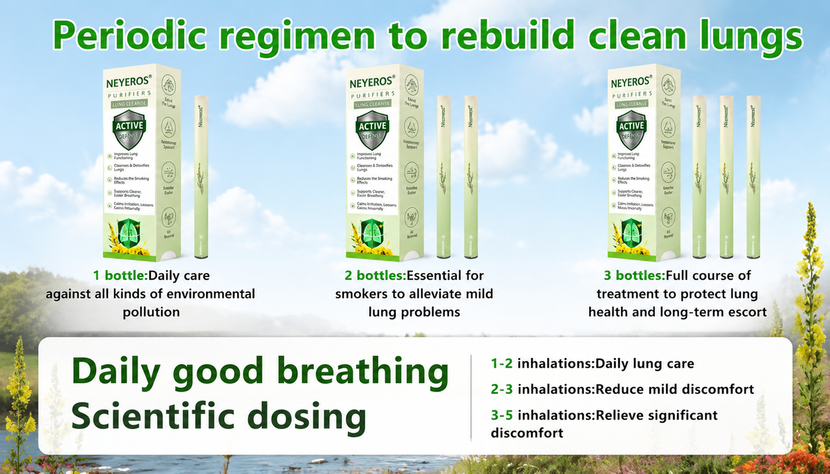 🎐NEYEROS® Botanical Mullein Respiratory Inhaler  Breathe Easier, Feel Clearer & Support Everyday Respiratory Comfort🎗