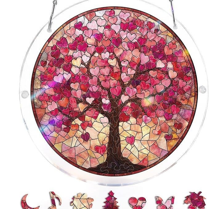 Acrylic Jigsaw Puzzle Suncatcher 80 Pieces
