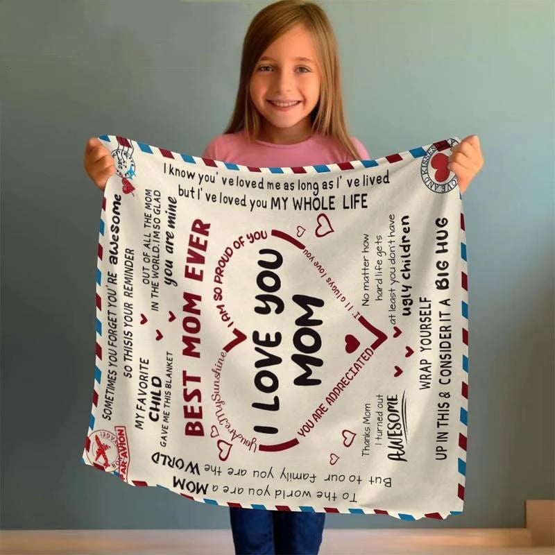 ❤️Letter To Mom Pattern Blanket