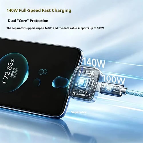 ⚡ AI Smart Auto-Cut Adapter – Full Battery Auto Disconnect – Protects Battery Health for iPhone & Android 🛡️