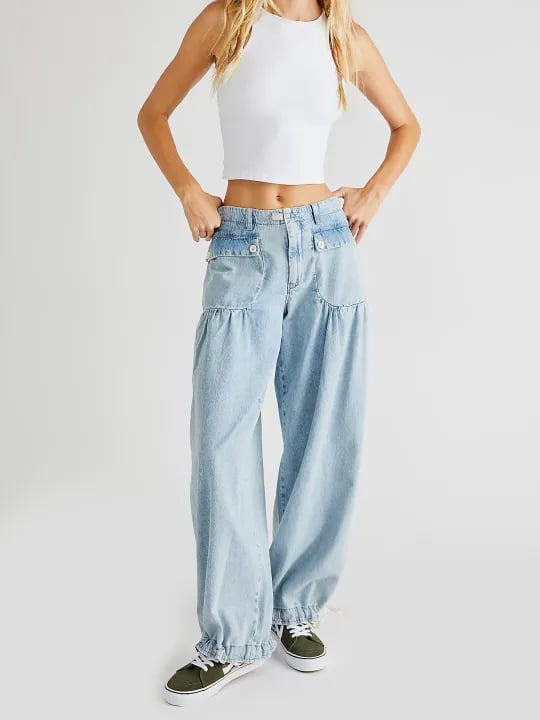 👖2025 New In Lotus Tube Jeans👖  (✈️Free Shipping ✈️)