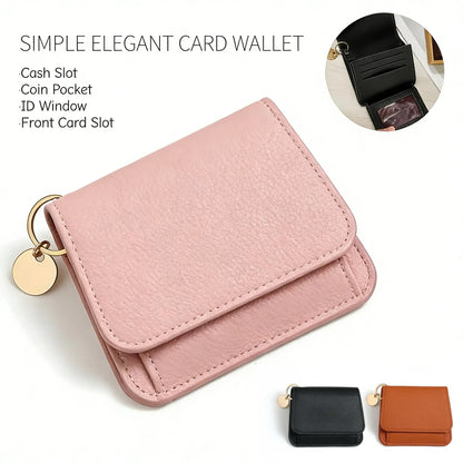 🔥LAST DAY 49% OFF- RFID Short Wallets for Women – Fashionable Card Holder with Key Ring & Coin Purse