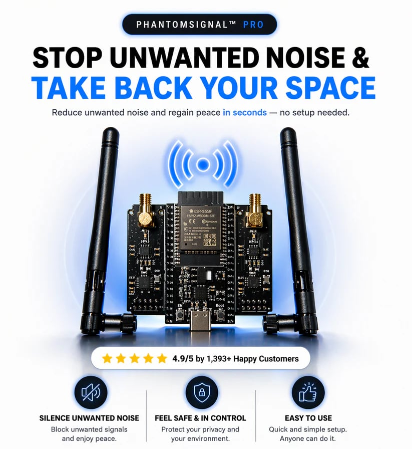 📡 PhantomSignal Pro – Wireless Environment Control Device