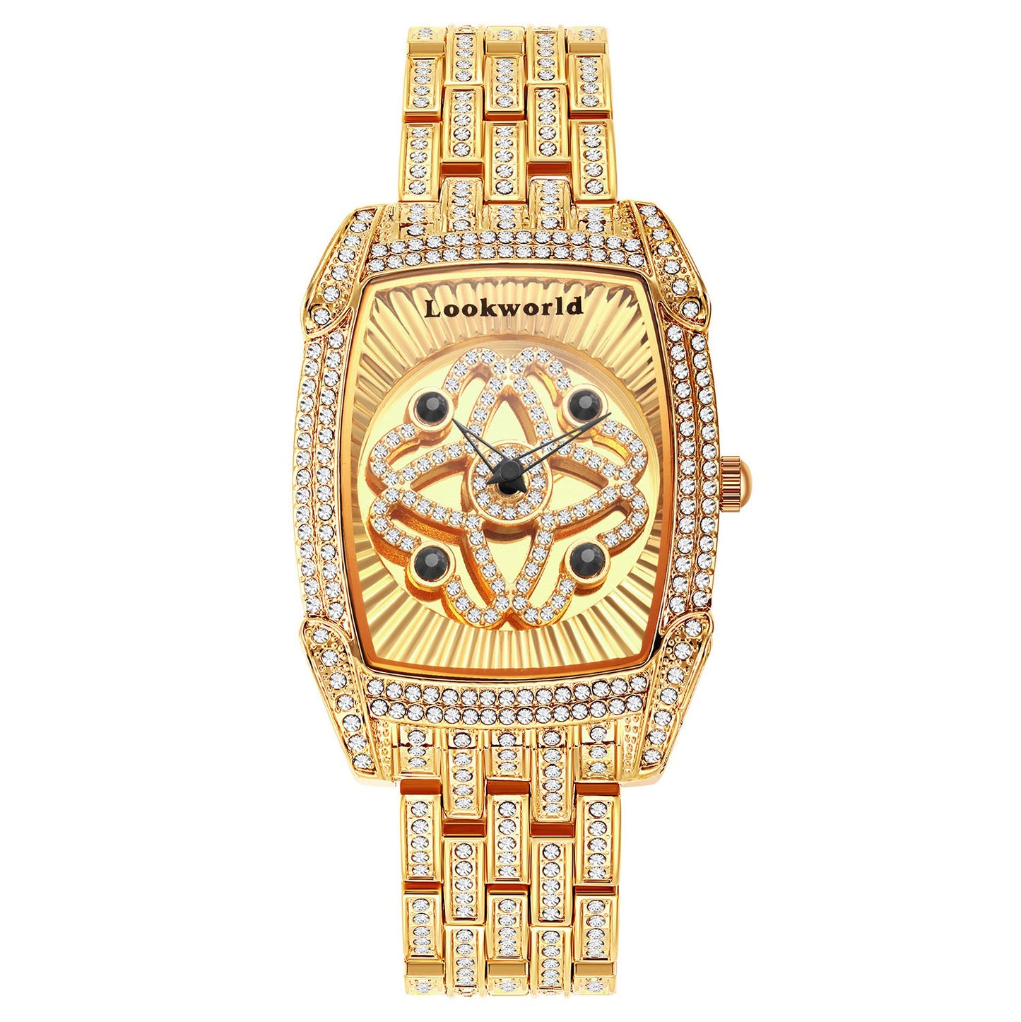 Women’s Rotating Crystal Dial Fashion Watch-Enhance Your Luck
