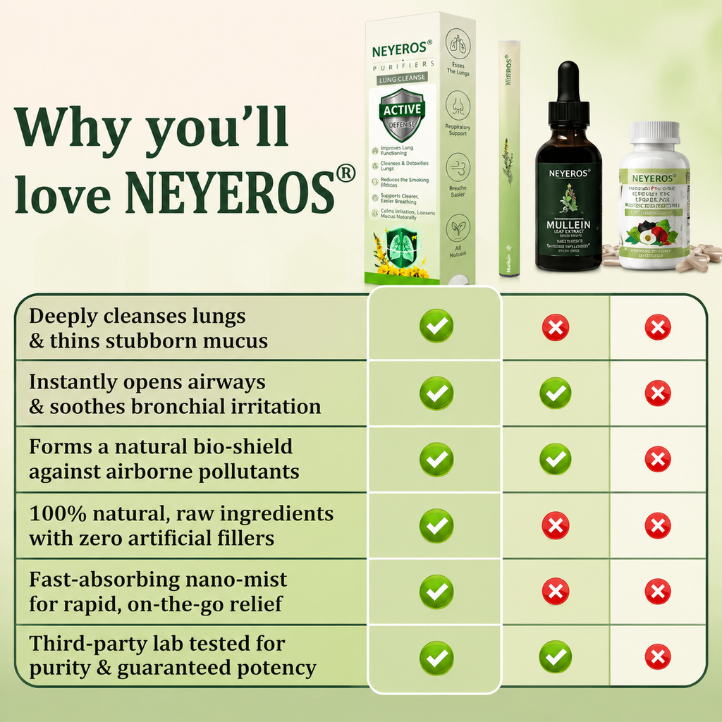 🎐NEYEROS® Botanical Mullein Respiratory Inhaler  Breathe Easier, Feel Clearer & Support Everyday Respiratory Comfort🎗