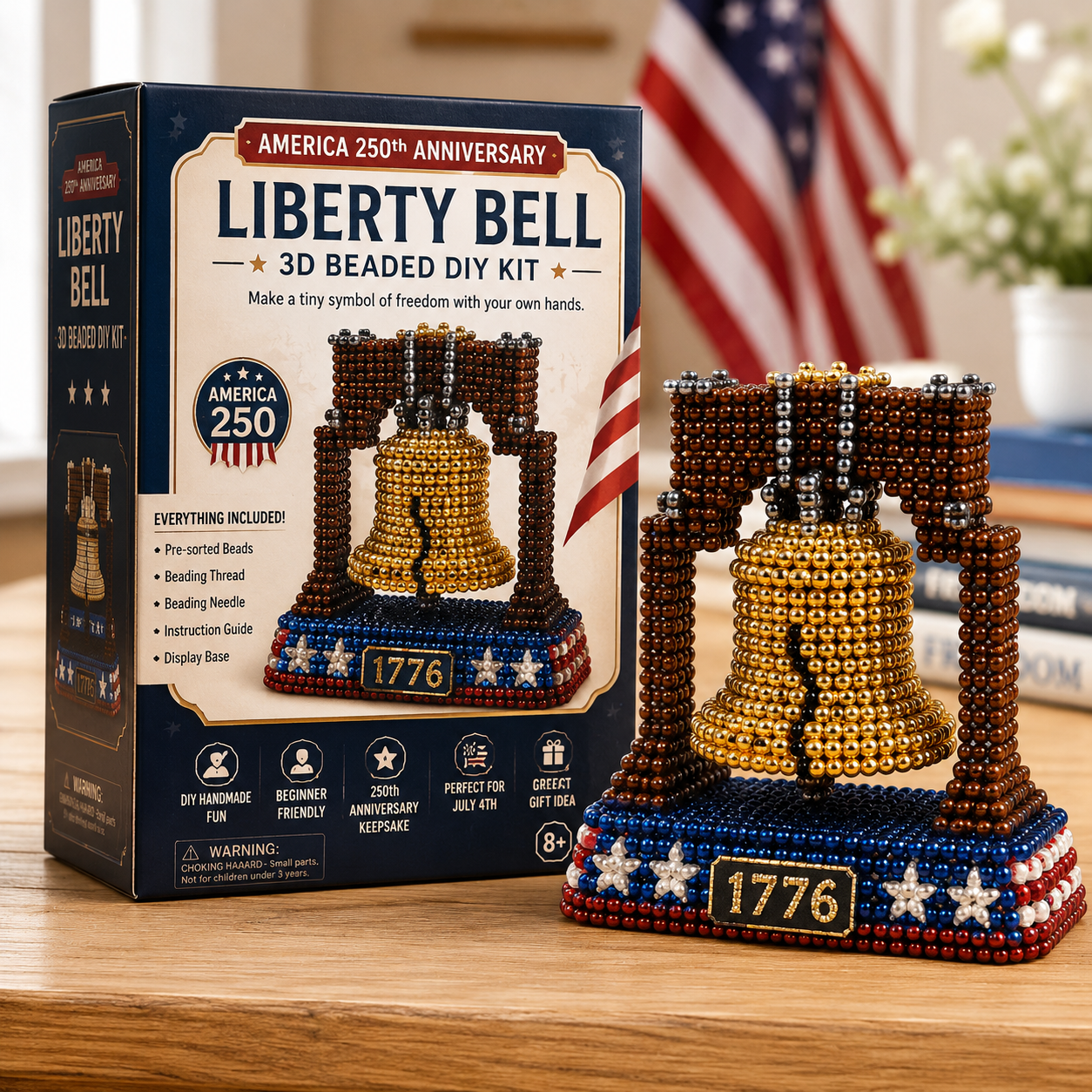 America 250th Anniversary 3D Beaded DIY Kit