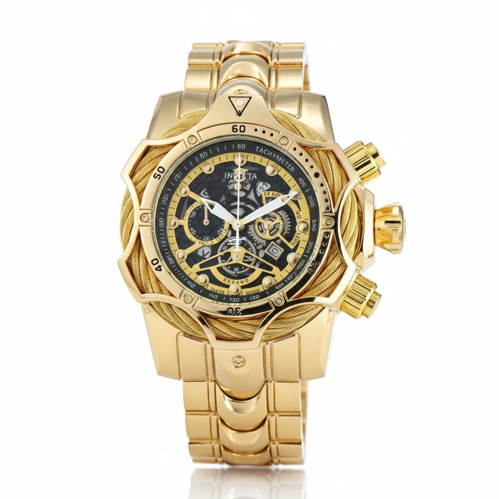 ⌚Men's Oversized Dial Stainless Steel Bracelet Sports Watch