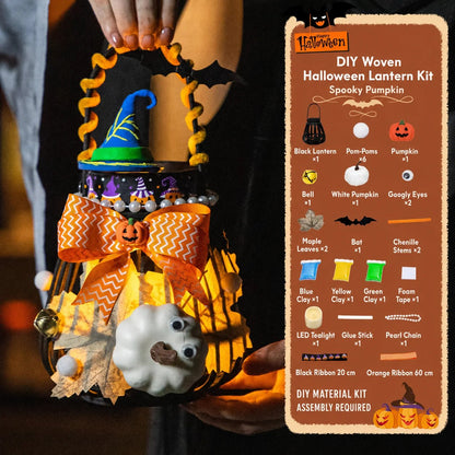 🎃DIY Light-Up Halloween Trick-or-Treat Basket Kit👻 Let Kids Create the Basket They’ll Proudly Carry on Halloween Night! ✨