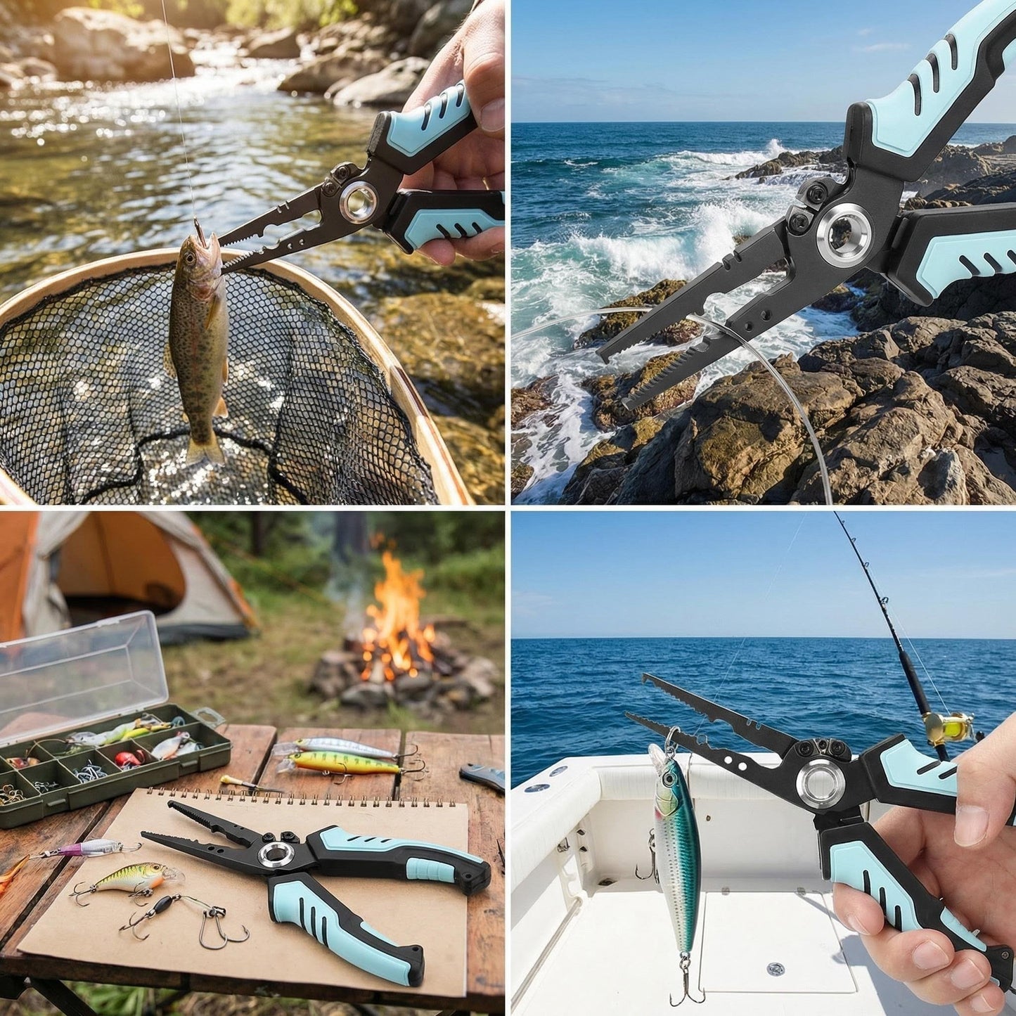Luya pliers stainless steel multifunctional fishing pliers