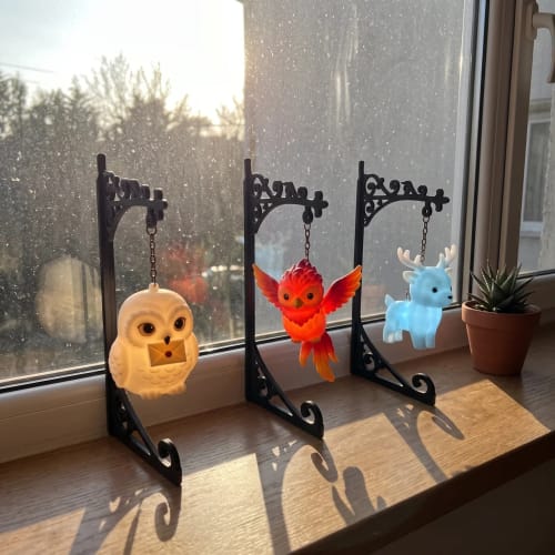 🦉Enchanted Hanging Owl Bookshelf Light – Glowing Book Nook Decor for Readers📖✨