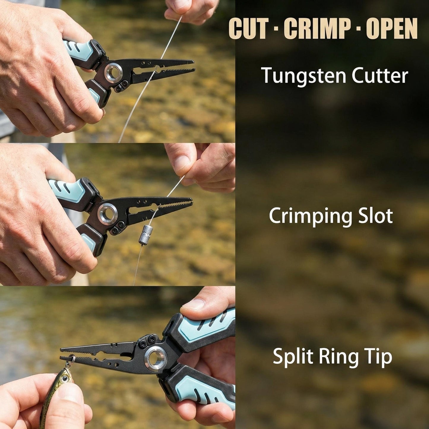 Luya pliers stainless steel multifunctional fishing pliers