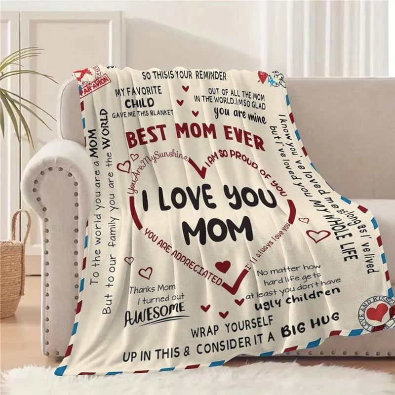 ❤️Letter To Mom Pattern Blanket