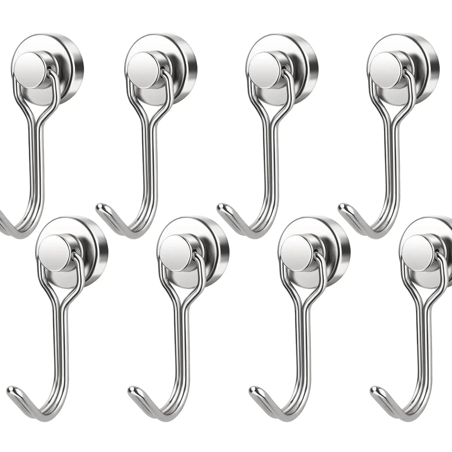 8/16 Pack Swivel Swing Magnetic Hooks 30LBS
