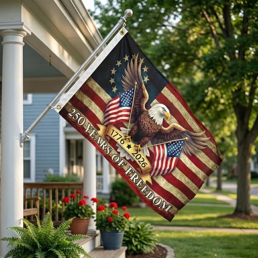 🔥LAST DAY 49% OFF - USA 250th Anniversary Flag 1776 - 2026 Patriotic Eagle