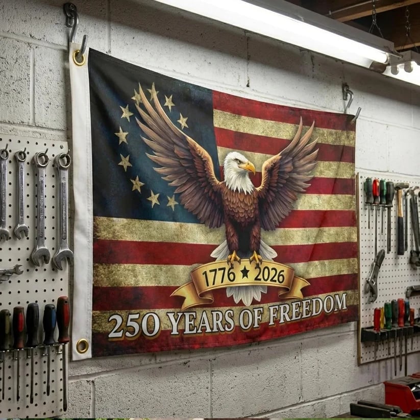 🔥LAST DAY 49% OFF - USA 250th Anniversary Flag 1776 - 2026 Patriotic Eagle