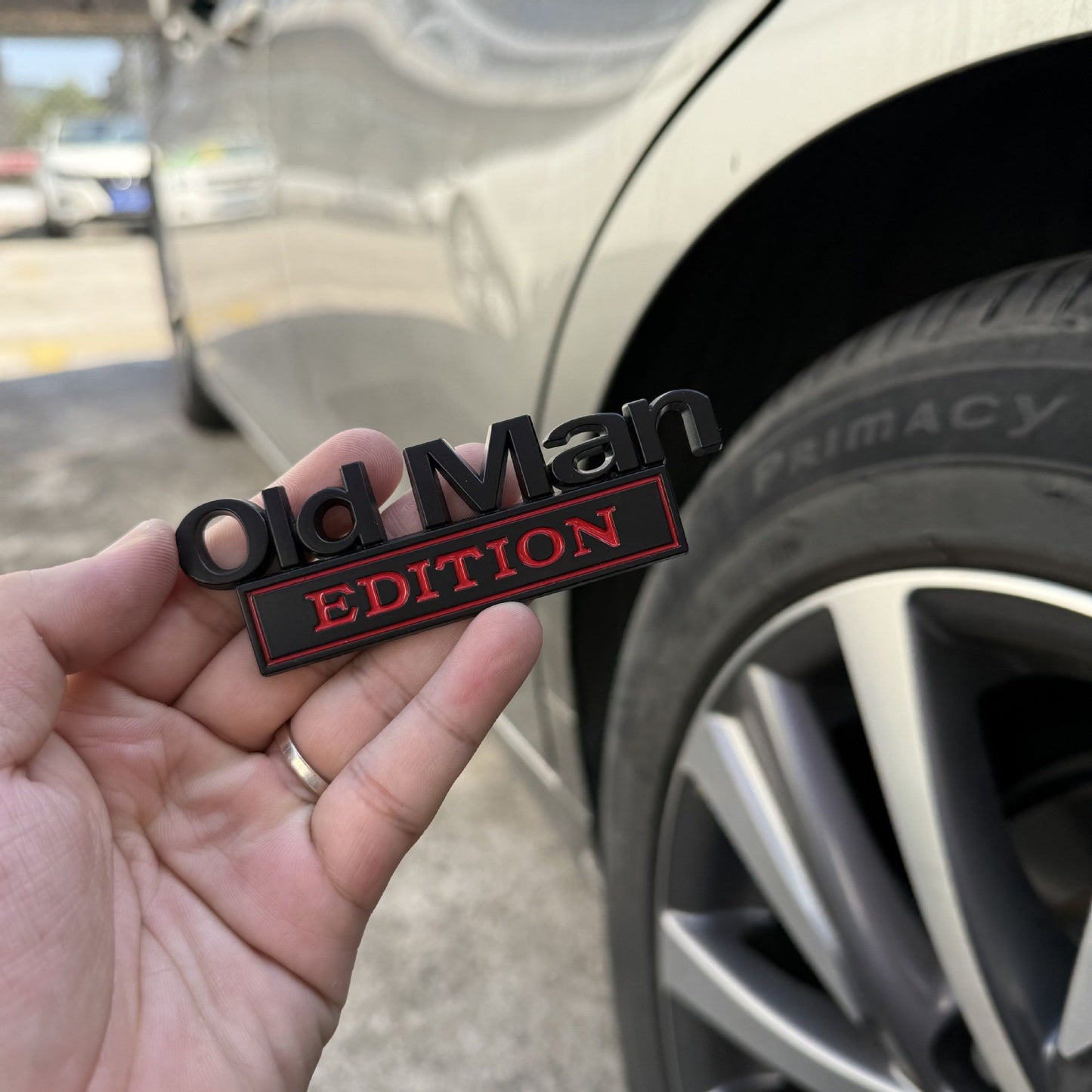 🚗 Old Man Edition Car Emblem🔥