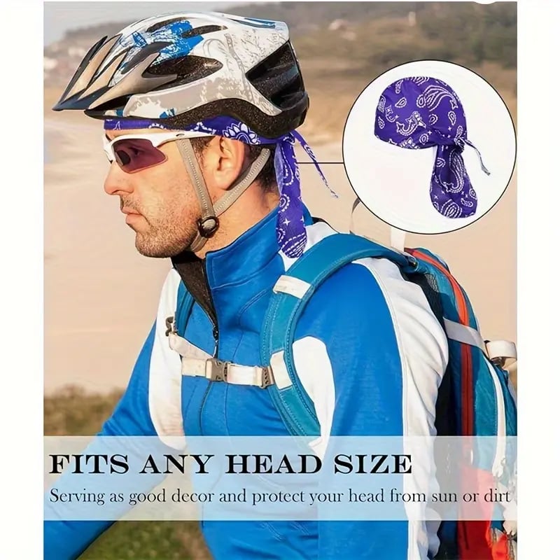 🔥LAST DAY BUY 2 GET 1 FREE🔥Paisley Cooling Headscarf Cap
