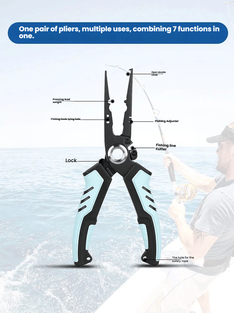 Luya pliers stainless steel multifunctional fishing pliers