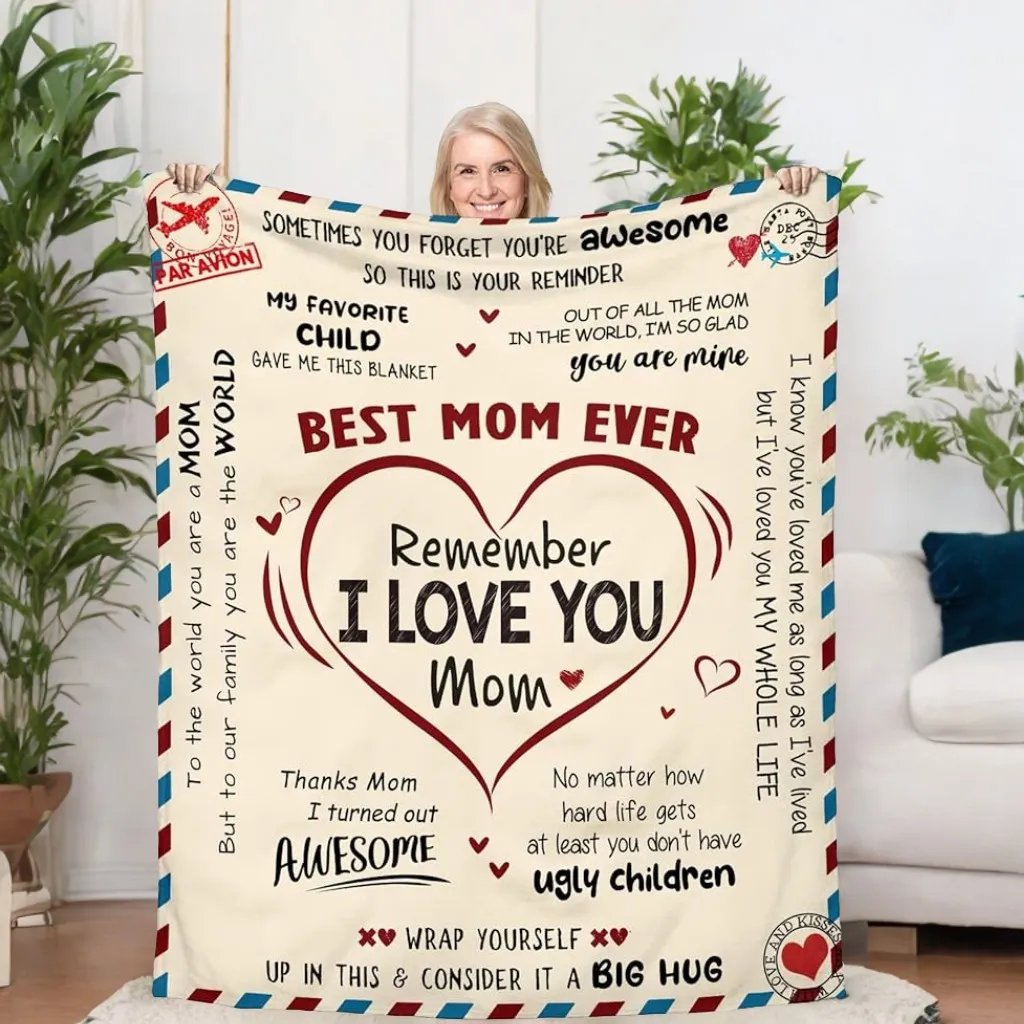 ❤️Letter To Mom Pattern Blanket