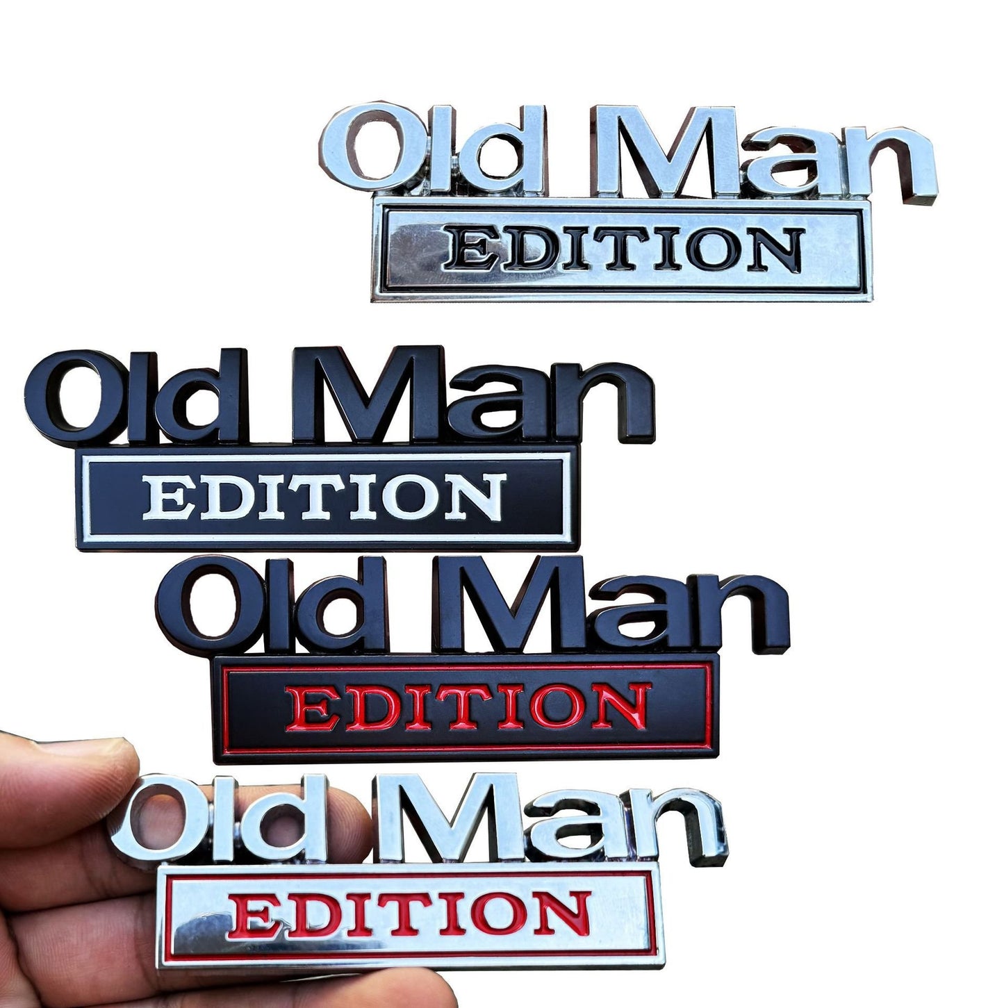 🚗 Old Man Edition Car Emblem🔥