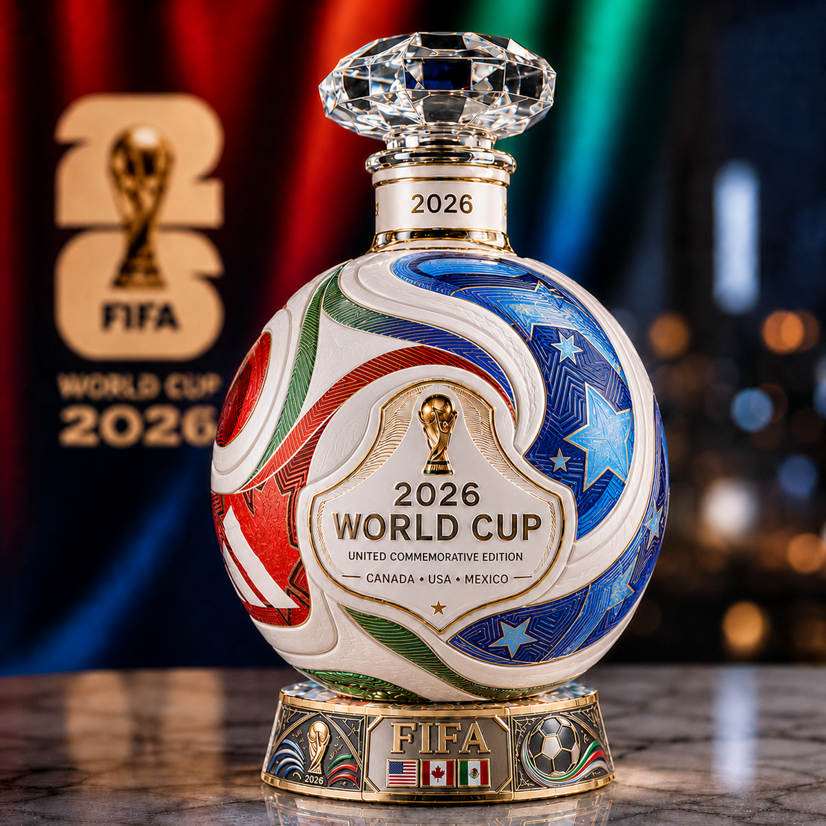 Own the Glory: 2026 World Cup Match Ball Decanter – Heritage Edition ⚽
