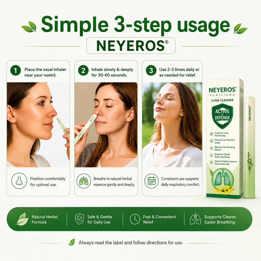 🎐NEYEROS® Botanical Mullein Respiratory Inhaler  Breathe Easier, Feel Clearer & Support Everyday Respiratory Comfort🎗