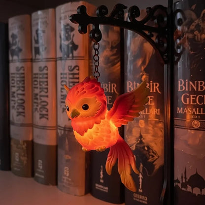 🦉Enchanted Hanging Owl Bookshelf Light – Glowing Book Nook Decor for Readers📖✨