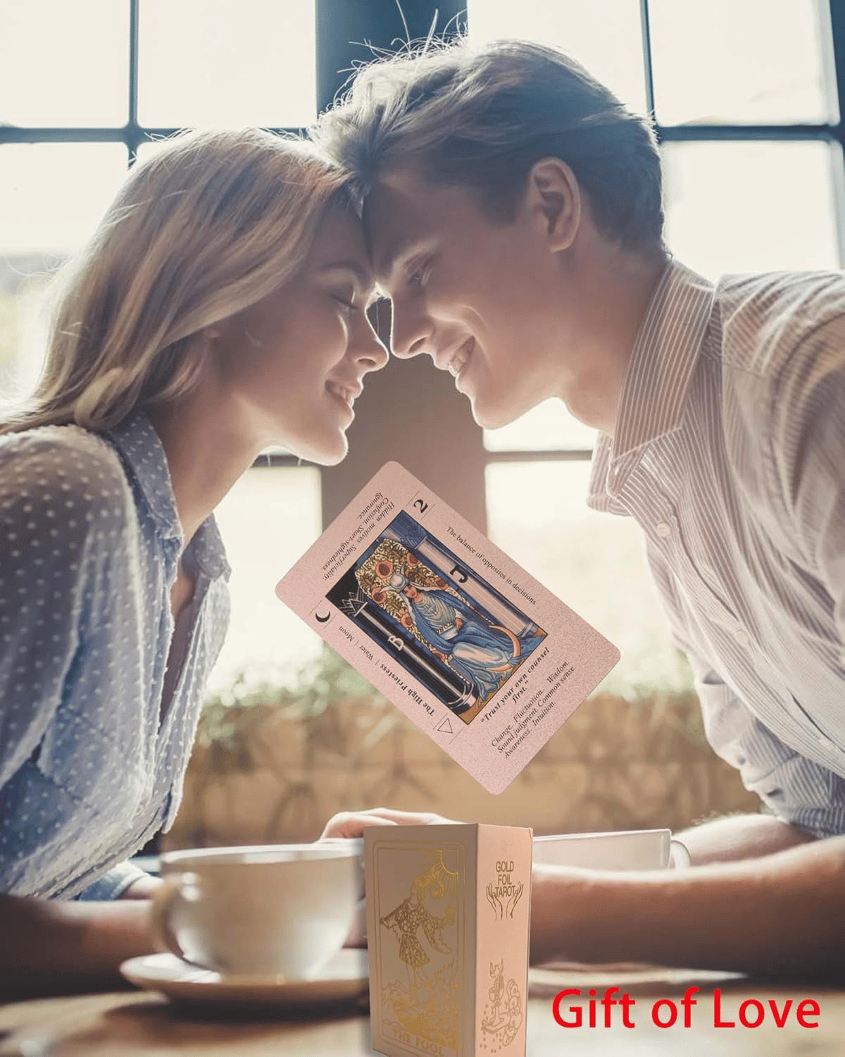 🎨New 2026✨Rose Gold Tarot Cards with Guide Book Waterproof Wrinkle Resistant Foil Tarot Deck for Beginners Includes Chakras Planets Zodiac Signs Elements & Affirmations