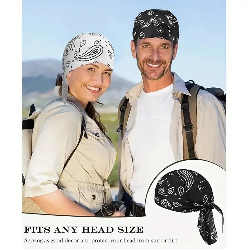 🔥LAST DAY BUY 2 GET 1 FREE🔥Paisley Cooling Headscarf Cap