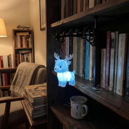 🦉Enchanted Hanging Owl Bookshelf Light – Glowing Book Nook Decor for Readers📖✨