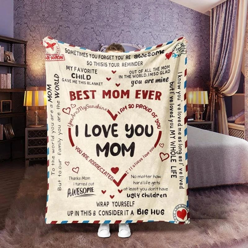 ❤️Letter To Mom Pattern Blanket
