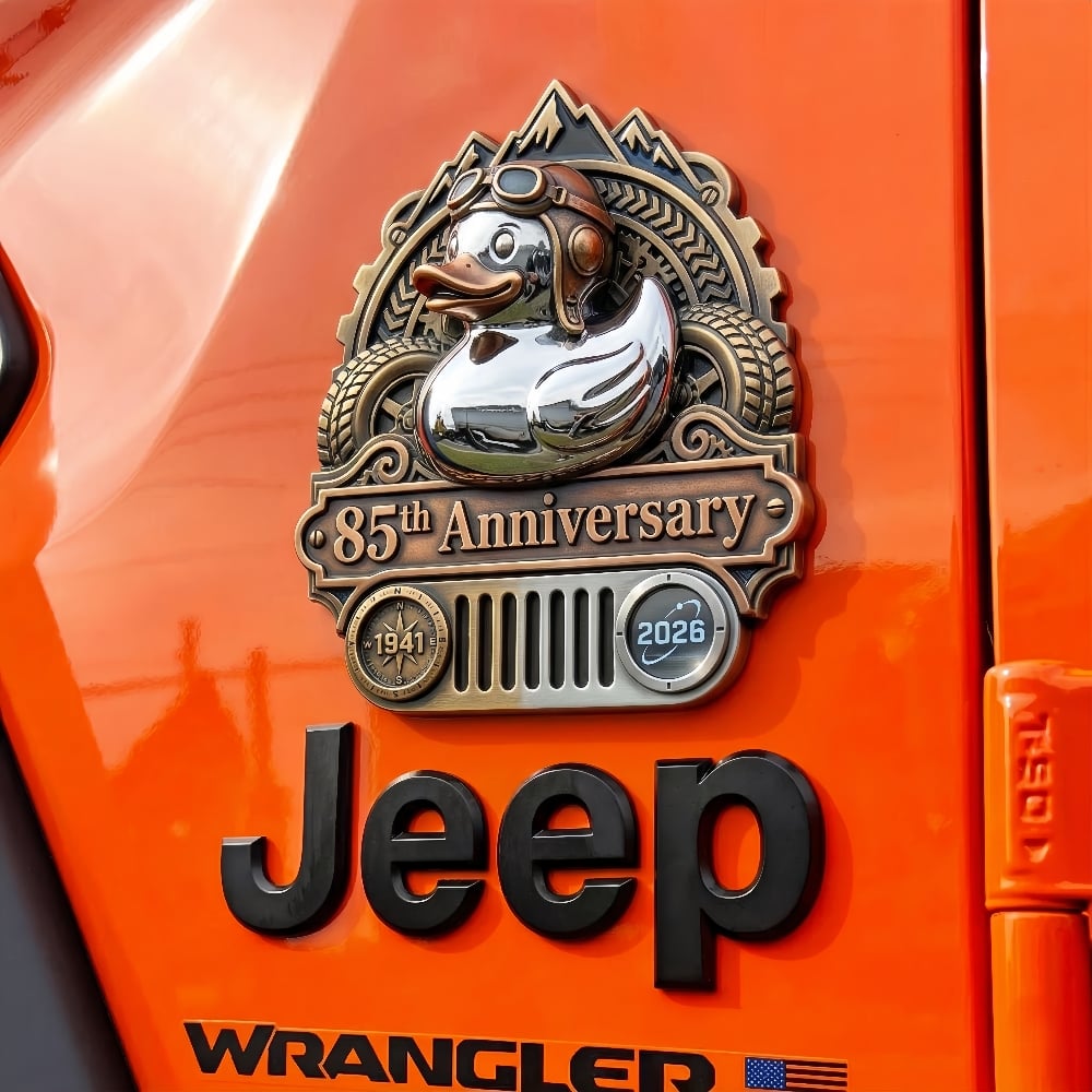 🔥Last Day 49% OFF - 🚗🦆Jeep 85Th Anniversary Rubber Duck Badge